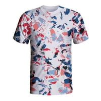 Košulje za muškarce Ljetni odmor Turizam Plaža Modni trend 3D Digitalni tisak Kratki rukav majica Green S