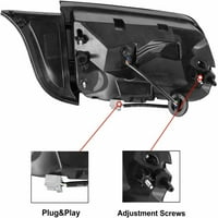 Za 2015- Ford Mustang zadnja svjetla LED sekvencijalni signal pokazivača Očistite euro stil