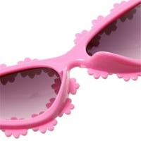 Pjtewawe Cvjetni naočale za brigu o djeci za djevojčice za djevojčice Cvijeće u obliku slatke naočale
