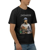 Muški jadakiss Službeni vintage pamučne posade T majice srednje crne