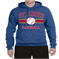 Divlji bobby grad St Louis bejzbol fantasy navijački sportovi ujedini duksevi, vintage heather plavi,