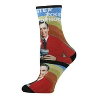 Ooohyeah ženske smiješne čarape za posade Novost slatke pamučne čarape, to je gospodin Rogers