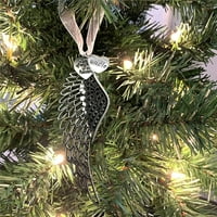 GOFJ-uštedu prostora viseći privjesak za koroziju otpornu na koroziju Anđeoske krila oblikova božićni ukras za dom