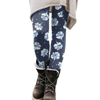 Joga hlače za žene Ležerne prilike, tiskane gamaše visokog struka Lift Fitness Sportske tajice Yoga hlače