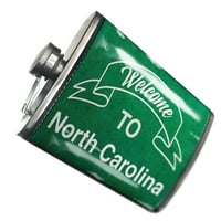 Filk zeleni znak Dobrodošli u Sjevernu Karolinu