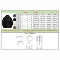 Pgeraug za muškarce Vanjski slobodno vrijeme Toplo Plus Size Pocket Zipper Lapel Cardigan Jacket Top bluza Jakne za muškarce Bijele XL