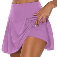 MLQIDK ženske atletske kratke hlače rastezljive suknje za tenis pokreću joga unutrašnjih kratkih kratkih