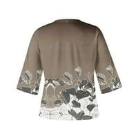 Kiplyki Veleprodaja Trendy Women's tiskani labavi majica rukava bluza v Nectops