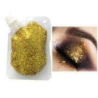 GLITTER GEL EYESHADOW Diamond Pearlescent Syeshadow trajan sjaj Shine Makeup 20ml Gold