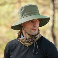 Cuekondy muški šešir za sunčanje na otvorenom, šešir za planinarenje, ogrtač za sunce sunce ribarski