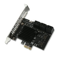 MachineKome PCI-E to SATA Extender Splitter velike brzine PCI-Express ekspanzijske kartice Desktop računarski