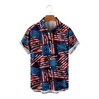 Košulje 4. srpnja Dan nezavisnosti Majice za muškarce 3D print T majice Pokloni za dečka T majice
