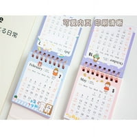 Desk kalendara Kalendar stola Mjesečni kalendar Small Desk Kalendar Jednostavni kalendar stila
