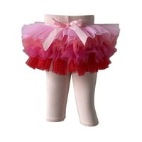 Cvjetne djevojke haljine Print Tulle Shorts Tutu klizač haljina Pink XS 6m-12m