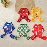 Park Puppy Odjeća za passke kapute BodySuit Comfy četveronožni pasci za pse sa četvornim nogama Santa