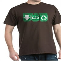 Cafepress - Rethink s obzirom na budućnost, reciklirati tamnu majicu - pamučna majica
