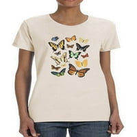 Sakupljena majica Flutter III žene -Victoria Barnes Designs, ženska 3x-velika