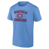 Muške fanatike brendirano svijetlo plava montreal kanadini specijalno izdanje 2. Wordmark majica