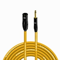 Koluber kabl - neuravnotežen XLR kabl mužjak-1 4 TS audio i mikrofonski kabl 35ft