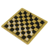 Chess Checkers set, izdržljiva trošarna otporna na habanje zabavnim u drvenoj šahovskoj ploči sa kockicama za kampiranje