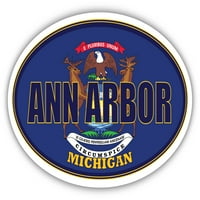 Ann Arbor City Michigan State Flag
