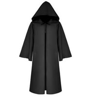 Ženska odjeća s kapuljačom s kapuljačom s dugim rukavima Cloak Solid Color Cape Gothic Style Fall odjeća za žene