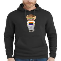 Muški medvjed f crni pulover duksev