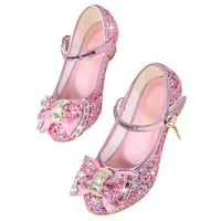 Djevojke za djecu Obuci Glitter Princess Bowknot Cipele Mary Jane svadbene djeveruše cipele za djecu