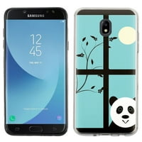 Za Samsung Galaxy J Curg J Aura, OneToughShield ® TPU gel zaštitni tanak futrola za telefon - Moon Panda
