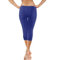 Mafytytpr Capris hlače za žene plus veličine na prodaju modna casual ženska gust spana dame visoke struke široke noge pantalone joga hlače capris