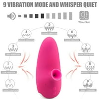 Vodootporni vibratori za žene, klitorisna stimulacija vibrirajući usisavanje klitoris stimulacije klitorika vibrator odraslih se igračke za žene ženske parove