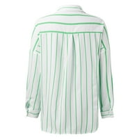GUBOTARE Bluze za dugih rukava za žene Dressy Ženske košulje s dugim rukavima V COLLUS COLLARED DOLJE zimske bluze vrhovi