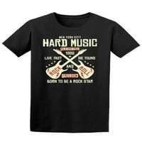 New York City Rock Hard Music Majica-MAN -IMage by Shutterstock, muški medij