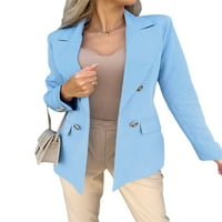 Enwejyy ženska radna odjeća Blazers dvostruko grudi Kaputi sa jednim slojem kaputi s jednim slojem