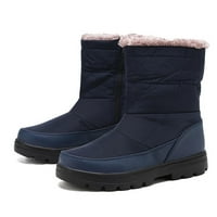 Zimske čizme Muške i ženske cipele snijega ravne kratke čizme plus cipele veličine