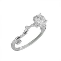 Duhgbne Fashion ženska cirkonija Bling Diamond Ring Angažman za vjenčani prsten