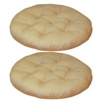 Vanjski jastuci za jastuke Okrugli pamučni presvlaka za mekanu podstavljenu kabinu za jastuk dom ili