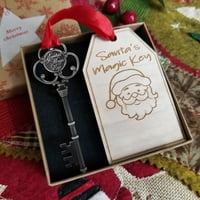 Heiheiup Santa ključ za kuću bez ukrasa za dimnjak Santa Key Santa klauzula Dekoracija Santas Key Ključ