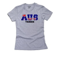 Australija Tenis - Olimpijske igre - Rio - Zastava Ženska pamučna siva majica