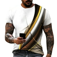 Muška majica kratki rukav tiskani ljetni okrugli vrat Top trend ležerne duksere