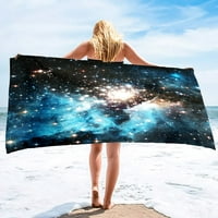 Vanjski prostor Galaxy Nebula Pješčani ručnici bez plaže Apsorpcijski ručnik za kupanje Veliki ručnici