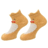 Pair Coral Fleece čarape zadesile čarape za spavanje čarapa za domaćinstvo