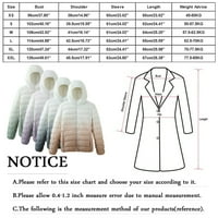 Tkani kaputi za žene Zimski kaput puni kaput sa patentnim zatvaračem dolje jakna s dugim rukavima niz