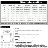 Ležerni vrhovi za žene Fit ženski personalizirani ispis kratkih rukava V-izrez za radne majice Dame Top Cyan XL