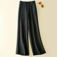 Voncos casual pantalone za žene na prodaju - lagana temmska kontrola pamučne pamučne pamučne boje