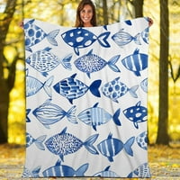 Pokrivač, bacite pokrivače mekane flanel deke Queen veličine, ugodan cvijet za toplu udobnost ultra