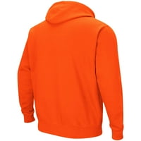 Muški kolosseum Orange Miami Hurricanes Big & Tall Arch & logo 2. Pulover Hoodie