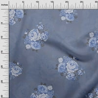 Onuone pamuk fle plava tkanina cvjeta quilling pribor ispisuju šivanje tkanine sa dvorištem širom