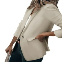 LANGWYQU LONG rukav proljeće jesen modni V-izrez Blazer Office Lady Caput Wear