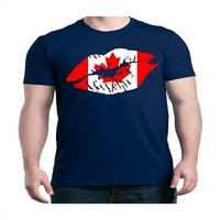 MMF - Muška majica kratki rukav, do muškaraca veličine 5xl - Kanada zastava
